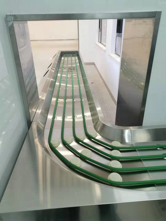 圓帶式餐盤傳送機(jī)